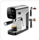 Aigostar Espresso Coffee Machine 20 Bar Milk Frother Touch Panel - Stainless Steel