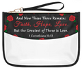 Makeup Bag Clear Cosmetic Bag Christian Inspirational Gifts – Zipper Toiletry Pouch