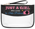 Makeup Bag Clear Cosmetic Bag for Photography Lovers – Zipper Travel Pouch