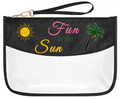 Makeup Bag Clear Cosmetic Bag Beach Themed Gifts for Women – Zipper Toiletry Pouch