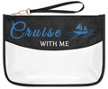 Makeup Bag Clear Cosmetic Bag Cruise Themed Gifts – Zipper Toiletry Pouch