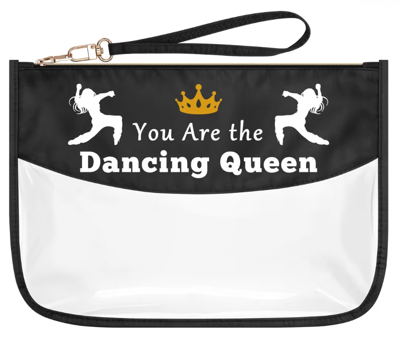 Makeup Bag Dancing Clear Cosmetic Bag Gifts for Women – Zipper Toiletry Pouch