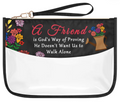 Makeup Bag Clear Cosmetic Bag Friend Themed Gifts – Zipper Toiletry Pouch