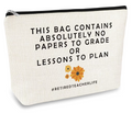 Makeup Bag Gift for Teacher Retirement – Floral