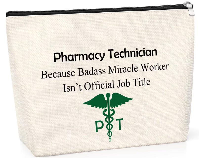Pharmacy Technician Makeup Bag Gift – Travel Pouch