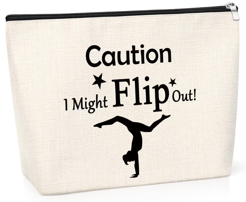 Gymnastics Makeup Bag Gift for Girls – Travel Pouch