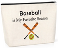 Baseball Makeup Bag Cosmetic Pouch Gift – For Baseball Lovers