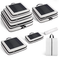 Compression Packing Cubes Set of 8 Luggage Organiser Bags – Travel Essentials
