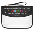 Funny Bingo Cosmetic Bag Humorous Gift for Women – Clear