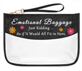 Funny Cosmetic Bag Humorous Gift for Women – Clear