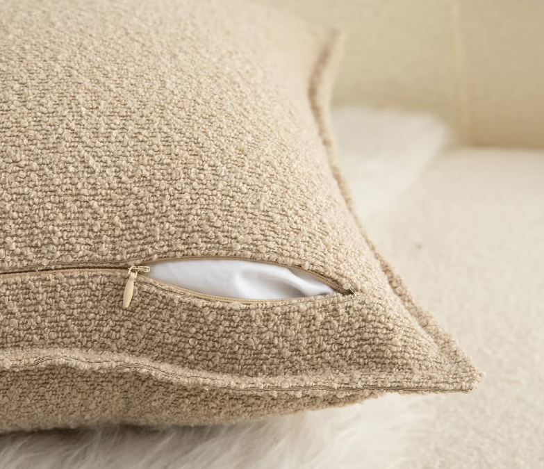 Cushion Covers Pack of 2 Decorative Throw Pillow Cases – Camel 45cm x 45cm