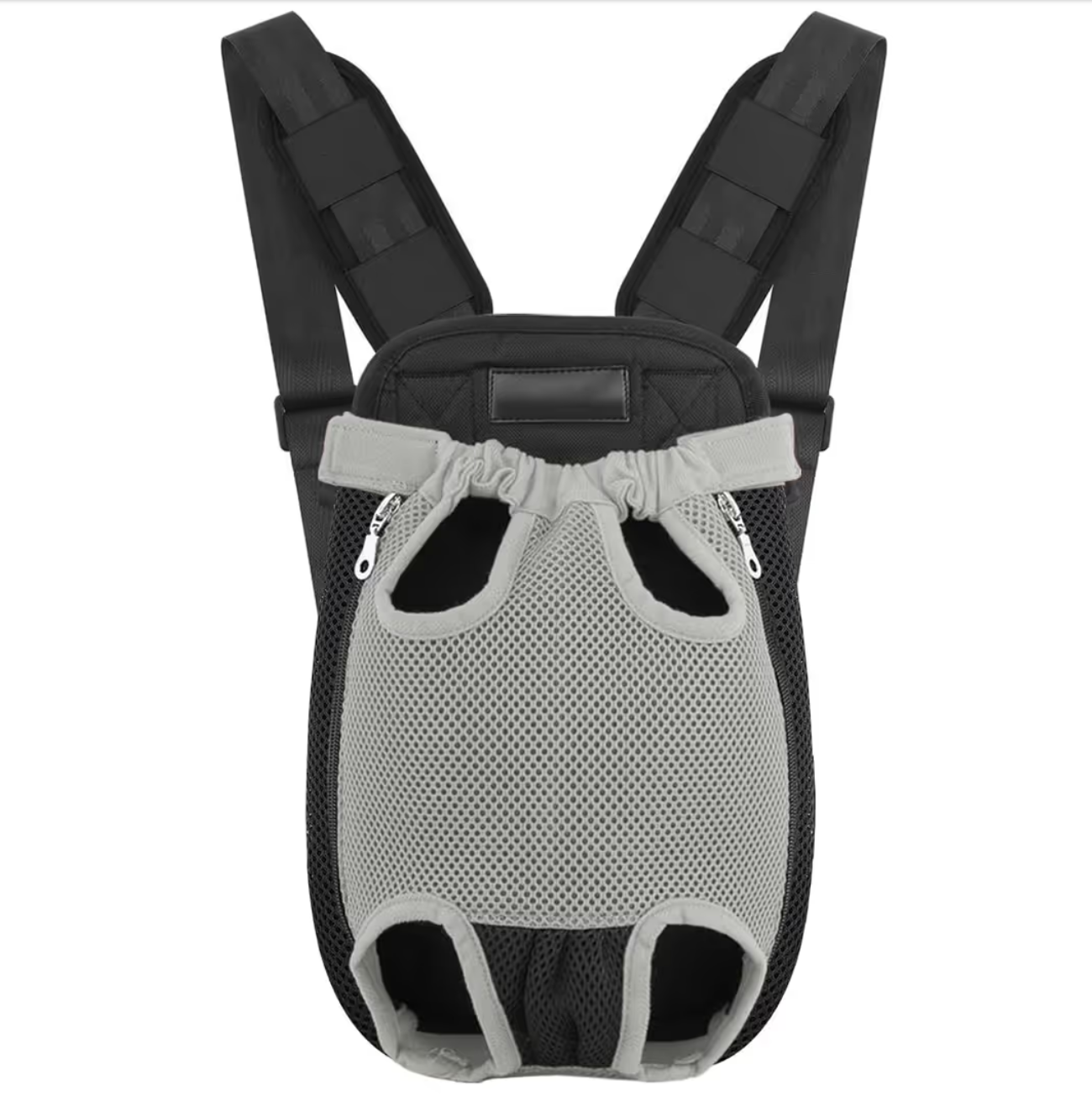 Pawaboo Pet Carrier Backpack Adjustable Travel Bag for Small Medium Dogs – Gray Medium