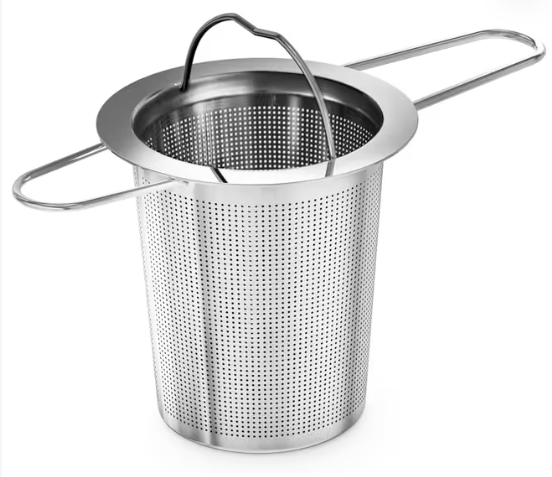 304 Stainless Steel Tea Infuser with Folding Handles – Dishwasher Safe
