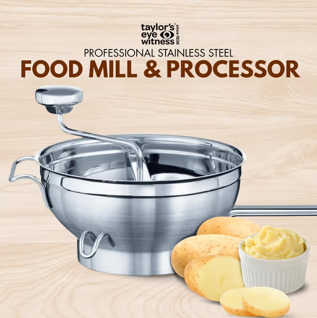 Professional Stainless Steel Food Mill Processor Heavy Duty – Dishwasher Safe