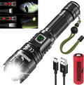 Shadowhawk LED Torch 500000 Lumens Rechargeable Tactical Flashlight – Waterproof