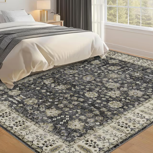 Moroccan Area Rug for Living Room – Machine Washable, Non-Slip, 240x340cm
