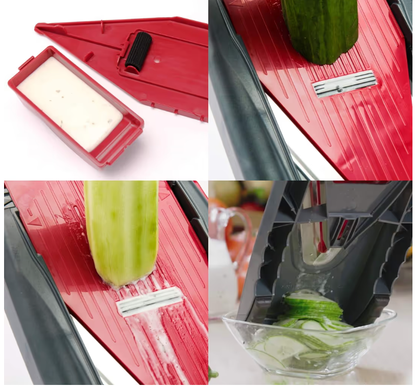 Börner Vital Slicer V5 with Dressing Dispenser & Docking Station – BPA-free Stainless Steel